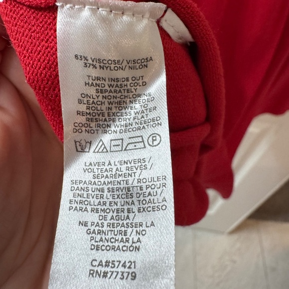 Ann Taylor Red Jeweled Neck Sweater – Size L - Picture 4 of 4